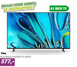 EP Sony Bravia 3 K43S39 TV (2025) aanbieding