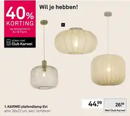 Karwei KARWEI plafondlamp Evi aanbieding