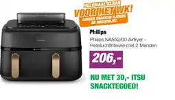EP Philips NA552/00 Airfryer - Heteluchtfriteuse met 2 Manden aanbieding