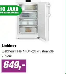 EP Liebherr FNe 1404-20 vrijstaande vriezer aanbieding