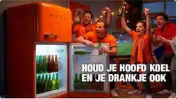 EP SMEG FAB5LOR6 Koelkast 50's Style - Oranje aanbieding