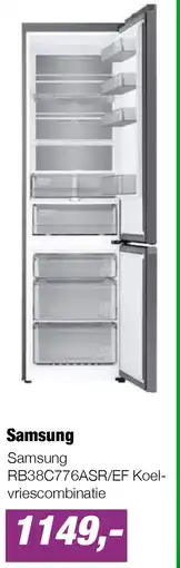 EP Samsung RB38C776ASR/EF Koel-vriescombinatie aanbieding