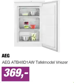 EP AEG ATB48D1AW Tafelmodel Vriezer aanbieding