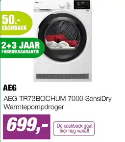 EP AEG TR73BOCHUM 7000 SensiDry Warmtepompdroger aanbieding