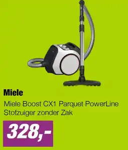 EP Miele Boost CX1 Parquet PowerLine Stofzuiger zonder Zak aanbieding