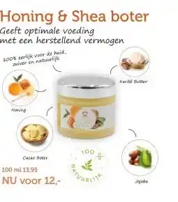 De Rode Pilaren Honing & Shea boter aanbieding