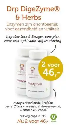 De Rode Pilaren Drp DigeZymeⓇ & Herbs aanbieding