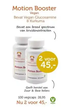 De Rode Pilaren Motion Booster aanbieding