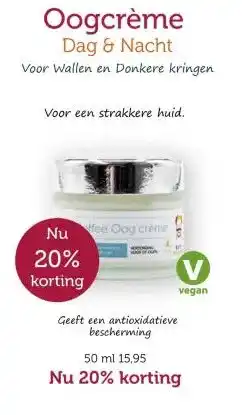 De Rode Pilaren Oogcrème Dag & Nacht aanbieding