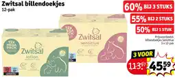 Kruidvat Zwitsal billendoekjes aanbieding