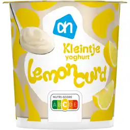 Albert Heijn AH Kleintje yoghurt lemon curd aanbieding