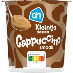 Albert Heijn AH Kleintje dessert cappuccino smaak aanbieding