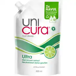 Albert Heijn Unicura Handzeep ultra navul aanbieding