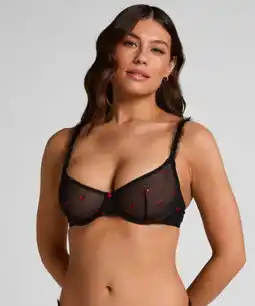 Hunkemoller Hunkemöller Niet-voorgevormde beugel bh Chelsey Zwart aanbieding