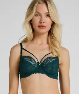 Hunkemoller Hunkemöller Niet-voorgevormde beugel bh Isadora Groen aanbieding