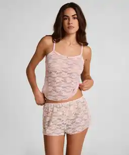 Hunkemoller Hunkemöller Short volledig Kant Roze aanbieding