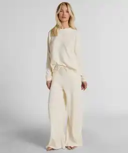 Hunkemoller Hunkemöller Broek Waffle Tracey Wit aanbieding