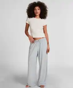 Hunkemoller Hunkemöller Jersey Pyjama Broek Blauw aanbieding