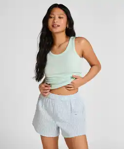 Hunkemoller Hunkemöller Pyjama Short Seersucker Roze aanbieding