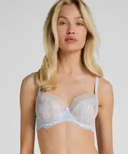 Hunkemoller Hunkemöller Niet-Voorgevormde Beugel bh Miri Blauw aanbieding