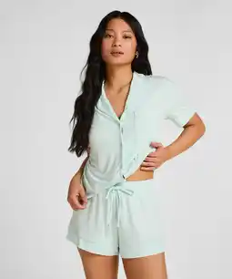 Hunkemoller Hunkemöller Shorts Jersey Essential Groen aanbieding