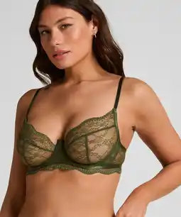 Hunkemoller Hunkemöller Niet-voorgevormde beugel bh Isabelle Groen aanbieding