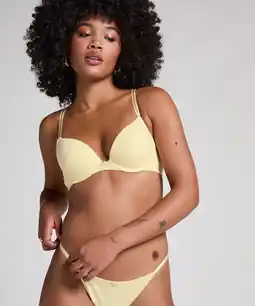 Hunkemoller Hunkemöller Voorgevormde beugel bh Pointelle Geel aanbieding