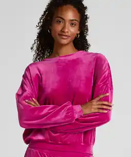 Hunkemoller Hunkemöller Velours Top Roze aanbieding