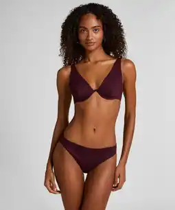 Hunkemoller Hunkemöller Neoprene Rio bikinibroekje Paars aanbieding