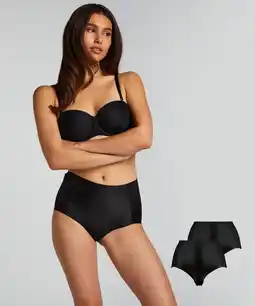 Hunkemoller Hunkemöller 2-pack vormende slip Zwart aanbieding