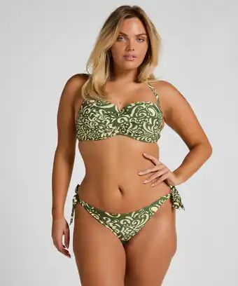 Hunkemoller Hunkemöller Bikinibroekje Cancun Groen aanbieding
