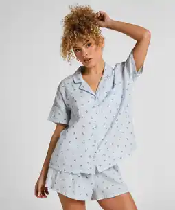 Hunkemoller Hunkemöller Mousseline Short Blauw aanbieding