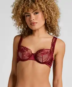 Hunkemoller Hunkemöller Niet-Voorgevormde Beugel bh Catherine Rood aanbieding