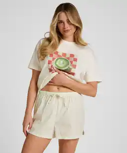 Hunkemoller Hunkemöller Short Poplin Groen aanbieding