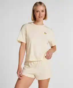 Hunkemoller Hunkemöller Pyjamaset Katoen Wit aanbieding