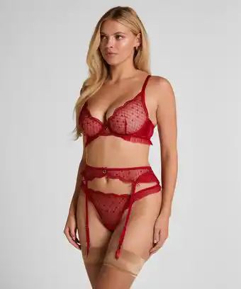 Hunkemoller Hunkemöller Jarretelgordel Cordelie Rood aanbieding