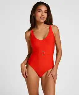 Hunkemoller Hunkemöller Badpak Luxe Rood aanbieding