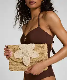 Hunkemoller Hunkemöller Flower Beach Clutch aanbieding