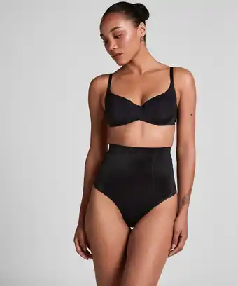 Hunkemoller Hunkemöller Corrigerende hoge string Zwart aanbieding