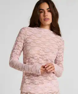 Hunkemoller Hunkemöller Top volledig Kant Roze aanbieding