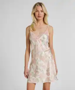 Hunkemoller Hunkemöller Slipdress met Bloemen Wit aanbieding