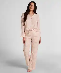 Hunkemoller Hunkemöller Bloemen Linen Broek Roze aanbieding