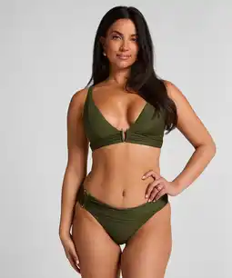 Hunkemoller Hunkemöller Rio bikinibroekje Luna Groen aanbieding