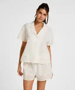 Hunkemoller Hunkemöller Short Scallop Wit aanbieding