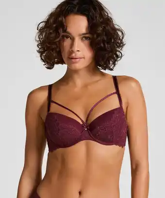 Hunkemoller Hunkemöller Voorgevormde beugel bh Isadora Rood aanbieding