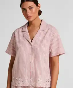Hunkemoller Hunkemöller Gestreept Pyjamajasje Roze aanbieding
