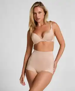 Hunkemoller Hunkemöller Corrigerende hoge tailleslip Beige aanbieding