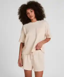 Hunkemoller Hunkemöller Short Waffle Roze aanbieding