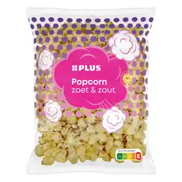 PLUS PLUS Popcorn zoet & zout aanbieding