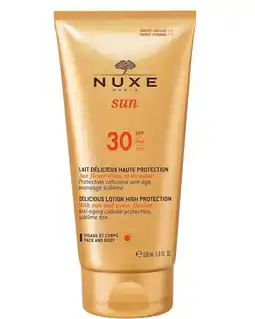 ICI Paris XL Nuxe Heerlijke Melk Gelaat En Lichaam Spf 30 Nuxe - Nuxe Sun Heerlijke Melk Gelaat En Lichaam Spf 30 aanbieding